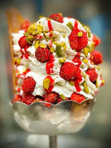 Fraise bois melba Berthillon Fraise bois melba Berthillon